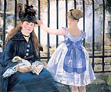 Eduard Manet Le Chemin de fer painting